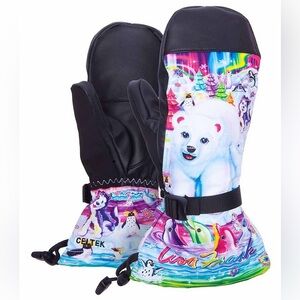 Lisa Frank ski/snowboarding gloves!